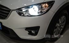 马自达CX-5 车灯改装上海奥迪Q5双光透镜、飞利浦XV D1S灯泡、澳兹姆D1S安定器、天使眼