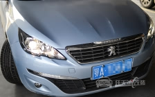 标致308S 车灯改装原厂小糸Q5双光透镜、欧司朗D1S 4300K氙气灯泡、法雷奥安定器
