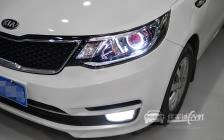 起亚K2 车灯改装Q5双光透镜、雪莱特D2H灯泡、赛科安定器、天使眼、恶魔眼、光为灯泡