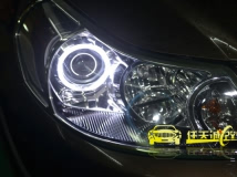 铃木新天语SX4 改装Q5双光透镜 白色天使眼