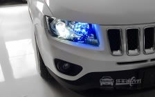 Jeep 车灯升级德国海拉5双光透镜、全新飞利浦XV氙气灯泡、全新法雷奥安定器、日行灯