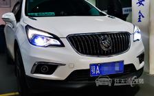 别克昂科威改装升级大灯 飞利浦定制双光透镜WHV+氙气灯套餐、蓝色恶魔眼