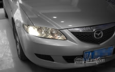 mazda6 车灯升级原厂小糸Q5双光透镜、全新欧司朗D1S灯泡、澳兹姆安定器、主驾大灯总成