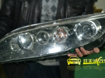 马自达6改装原厂Q5双光透镜、飞利浦D1S灯泡、博世D1S安定器