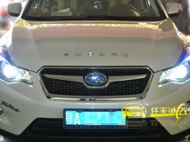 斯巴鲁XV 改装原厂Q5双光透镜、原装位松下安定器