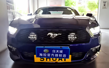 福特Mustang野马大灯升级 米石M1智能黑科技LED双光透镜模组套装